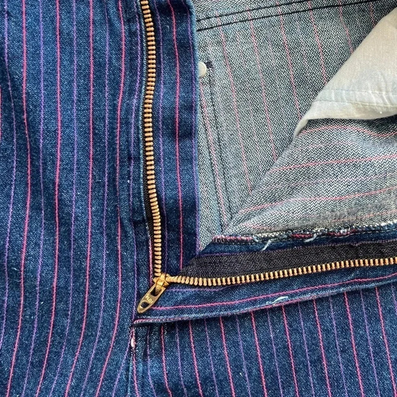 Vintage 80’s Pizzazz Striped High Waisted Jeans - Picture 9 of 9